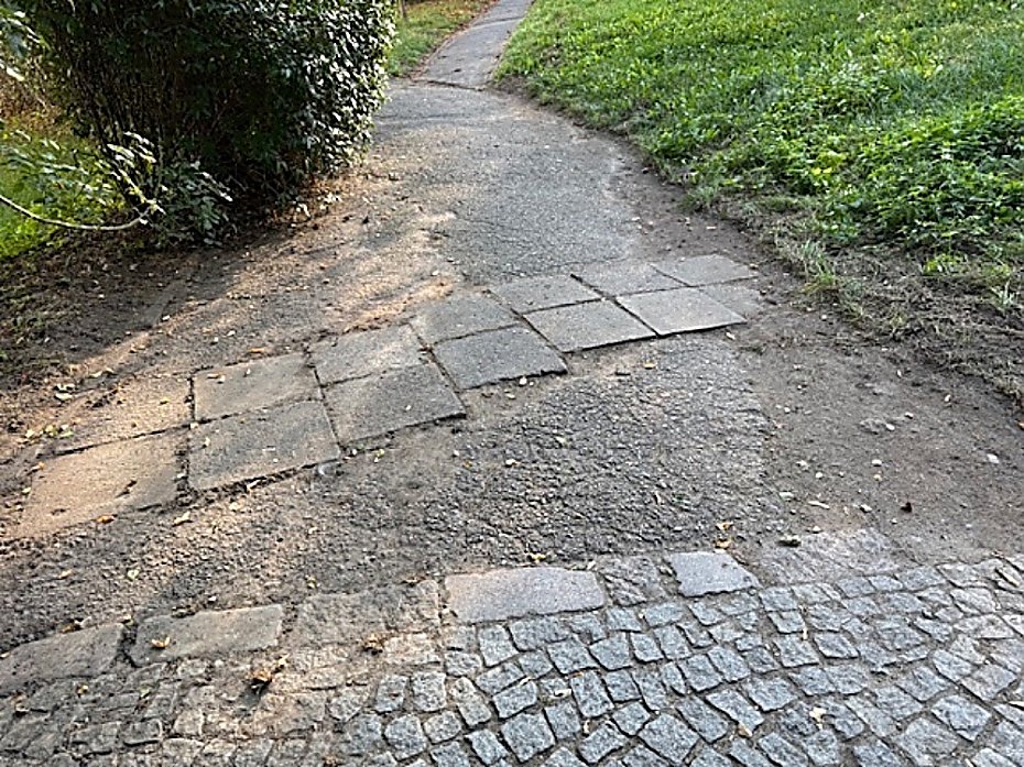 Remont alejek w parku na Powilu. Po 70 latach