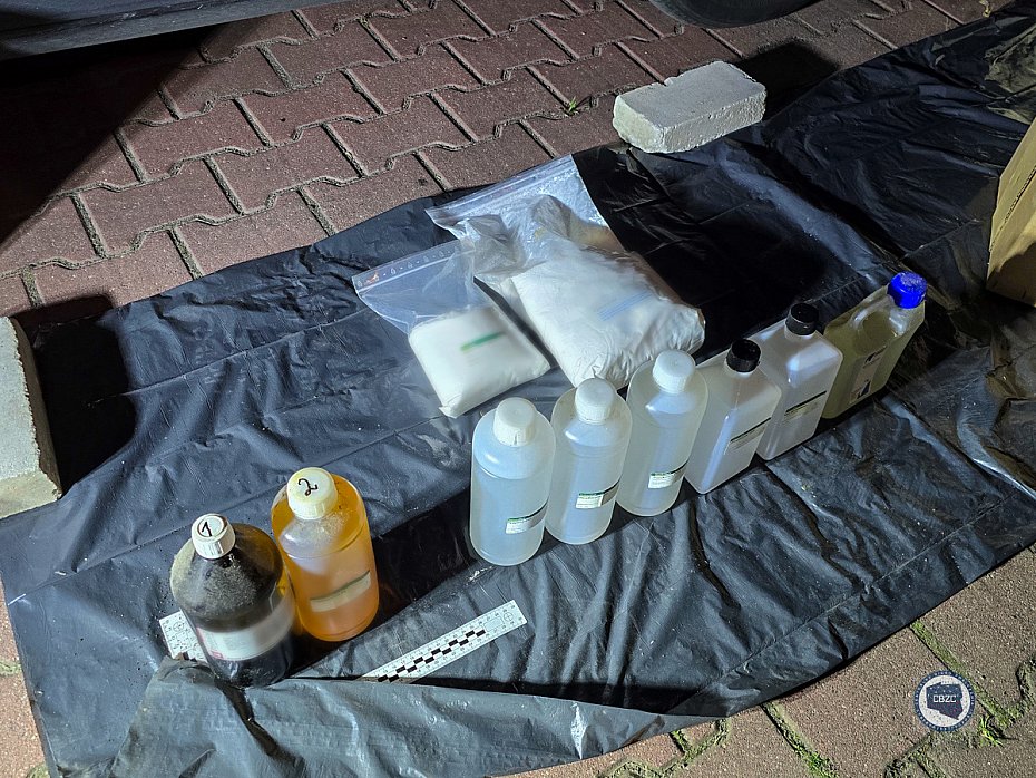 Policja zlikwidowaa lini produkcyjn narkotykw