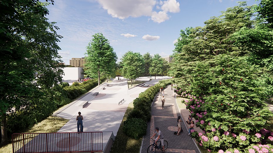 alt='Skatepark w parku Herberta czeka wielka metamorfoza'