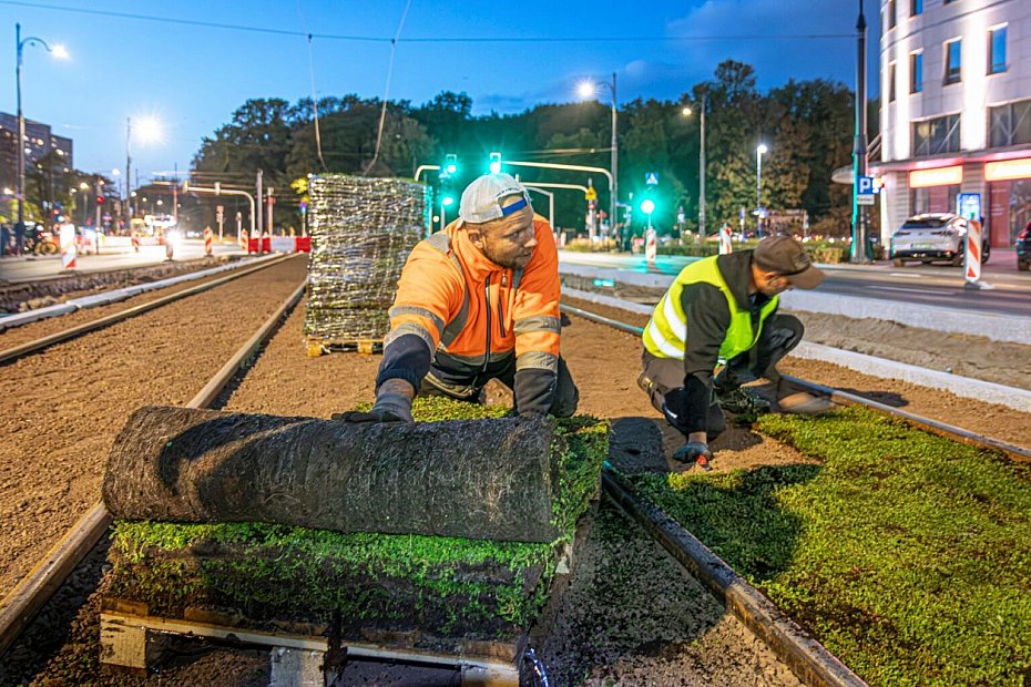 alt='Warszawa zazielenia kolejne torowiska'