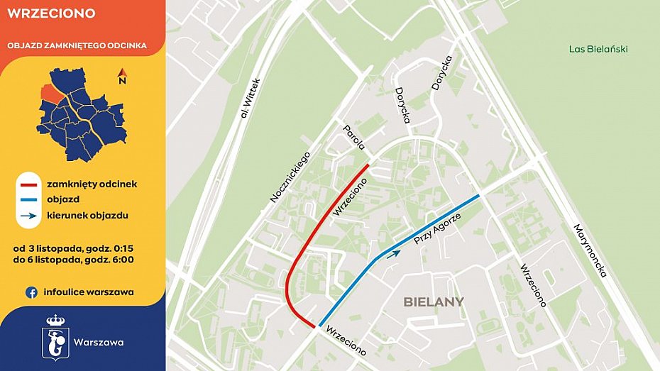 alt='Remont ulicy Wrzeciono. Trzy dni utrudnień'