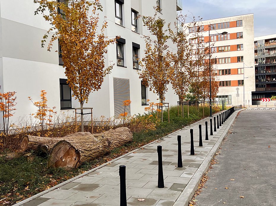 Brandysa i Hbnera po przebudowie. Piknie i zielono, ale gdzie zaparkowa?