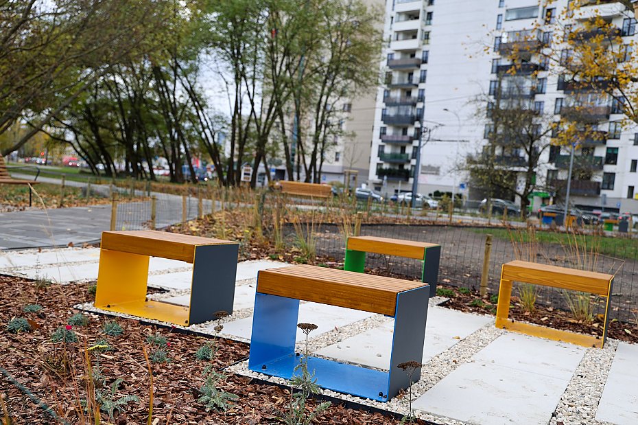 Nowy park kieszonkowy przy Popiela. Zielony skrawek z duym opnieniem