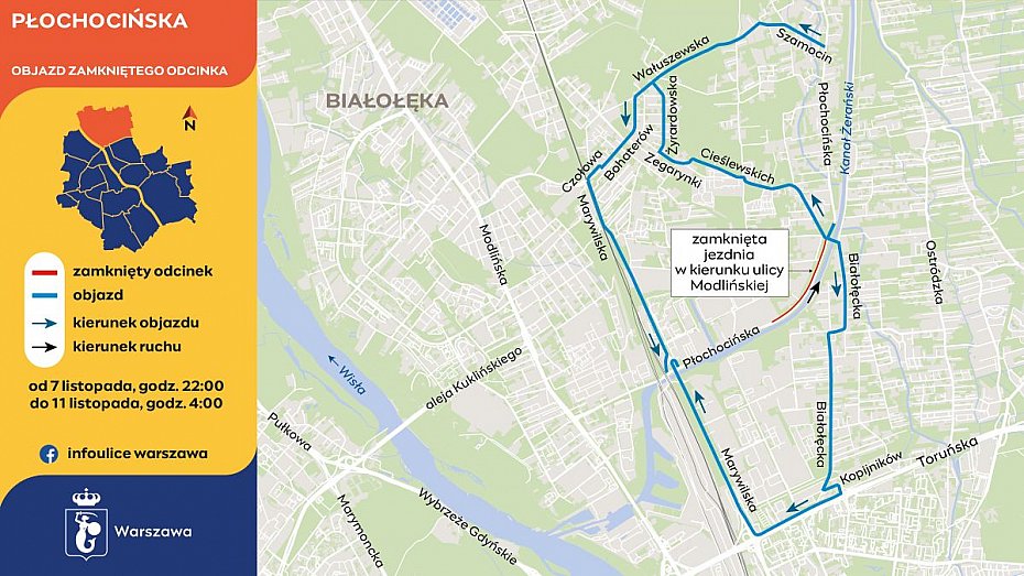 alt='Kolejny remont Pochociskiej: utrudnienia, korki i objazdy'