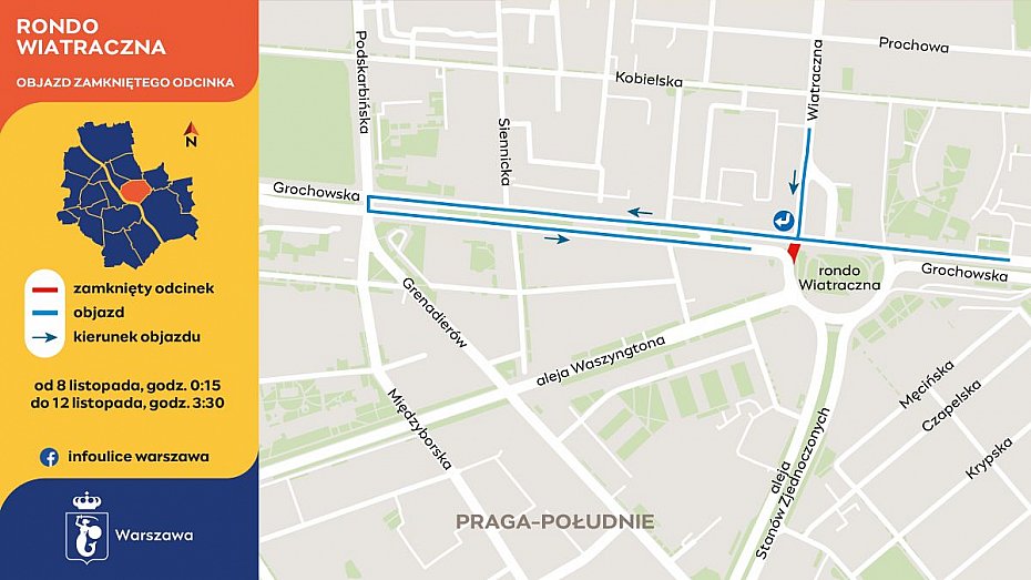 alt='Remont torw na Grochowskiej: zmiany w ruchu i komunikacji miejskiej'