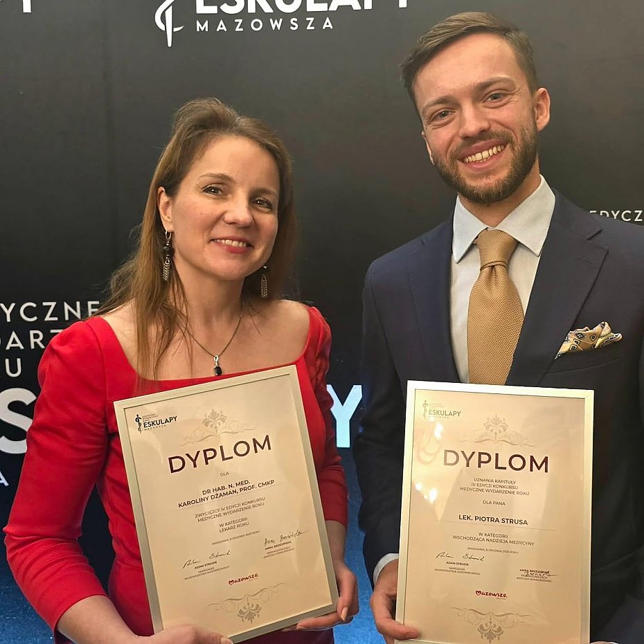 Szpital Brdnowski triumfuje w "Eskulapach". Nagrody dla lekarzy i innowacyjnych terapii