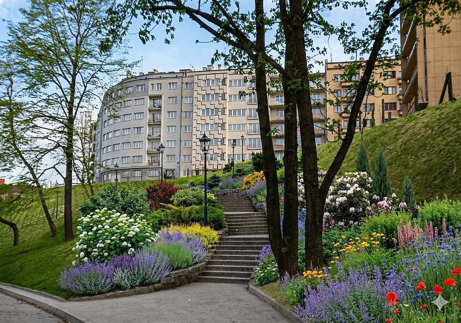 Mieszka�com skarpy przy Dynasy marz� si� schody. Projekt w bud�ecie obywatelskim