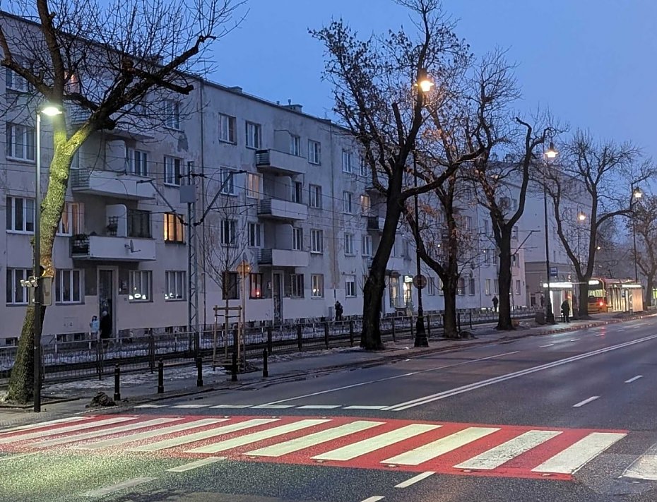 Niebezpieczna zebra przez Mickiewicza w ko�cu z azylem?