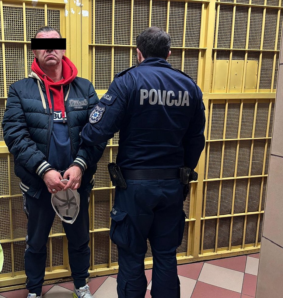 alt='Poszukiwany 50-latek zatrzymany przez policjant�w z prewencji'