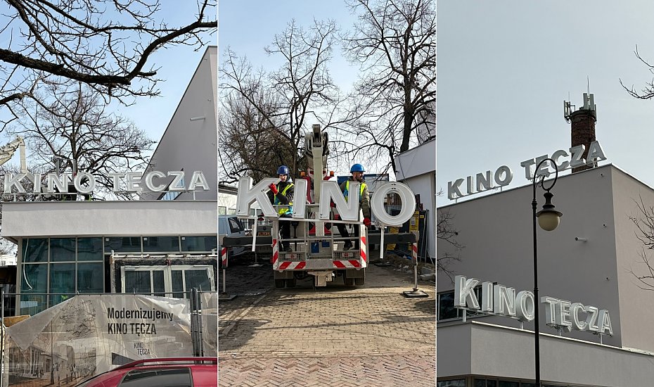 Wr�ci� kultowy �oliborski neon. Kino T�cza jak dawniej