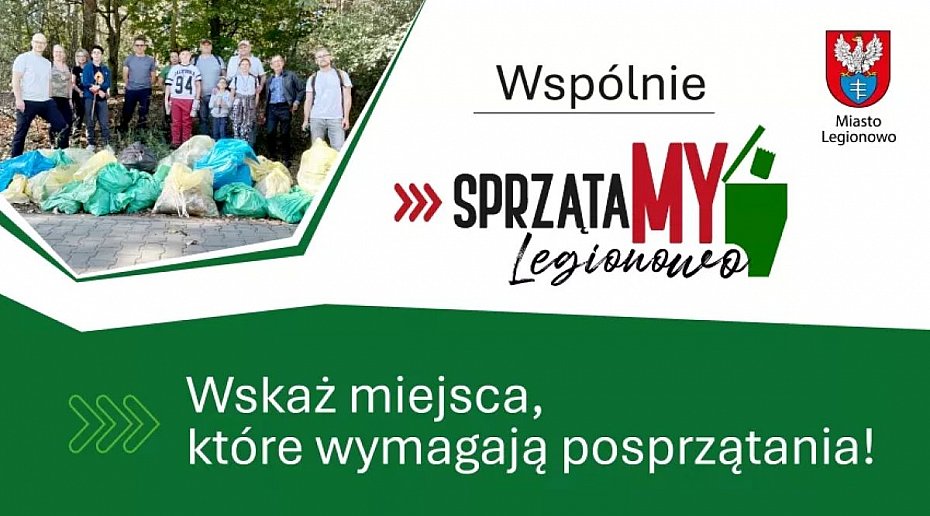 alt='Sprz�taMY Legionowo wraca. Mieszka�cy wska�� miejsca do wiosennego sprz�tania'