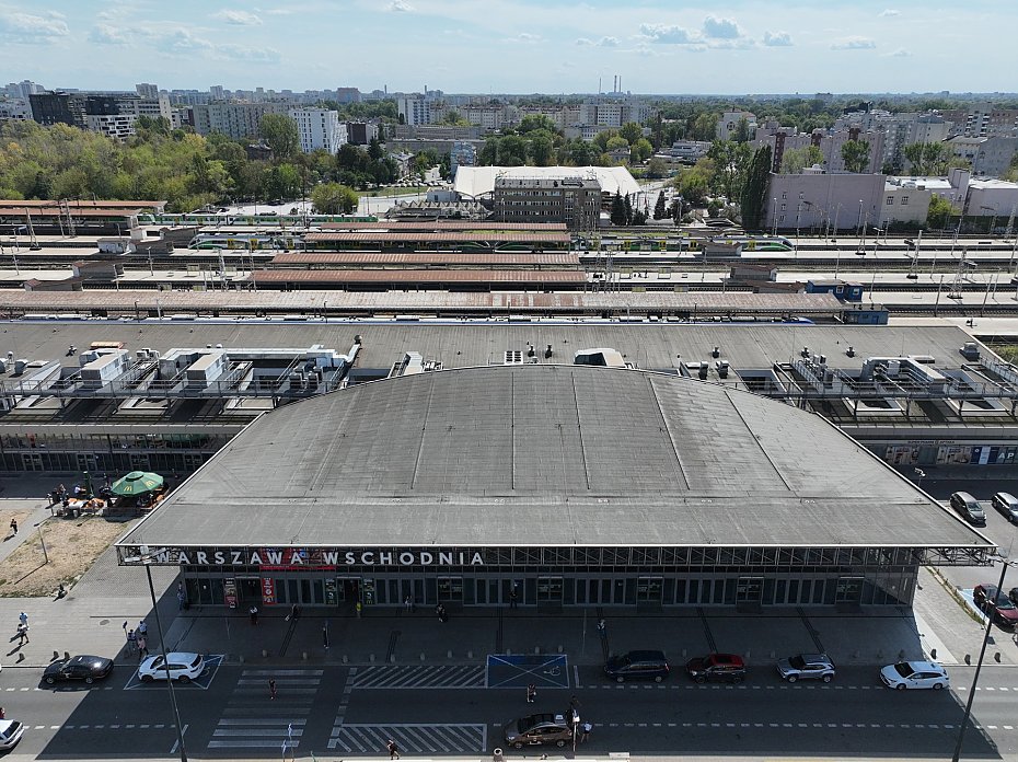 Gigantyczna przebudowa dworca Warszawa Wschodnia coraz bli�ej