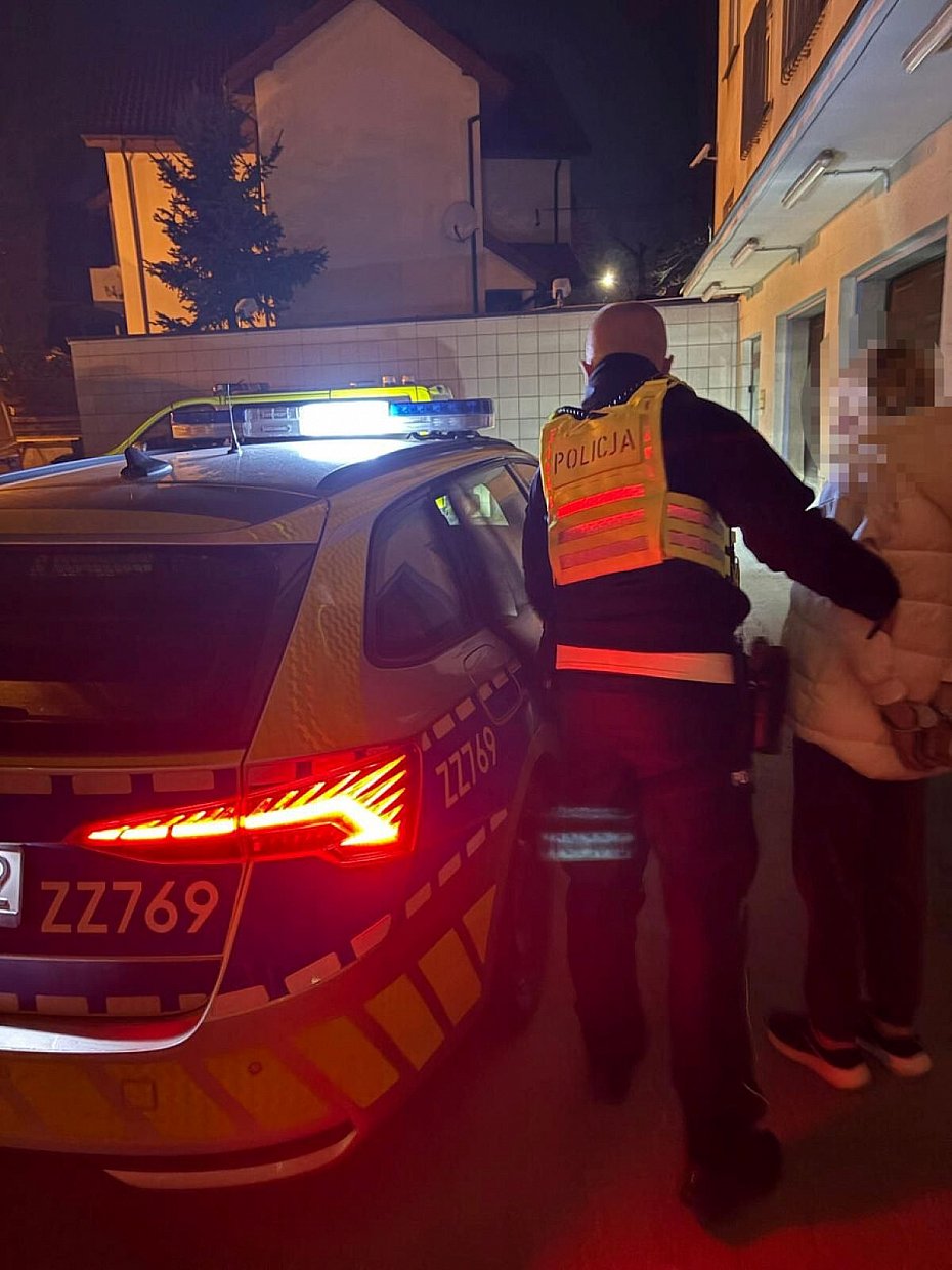 alt='Poszukiwana przez Interpol zatrzymana podczas interwencji'