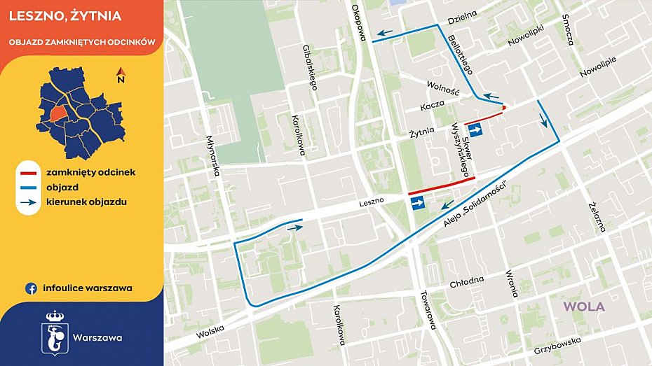 Remont ulicy. B�dzie jeden kierunek i zmiany dla pieszych