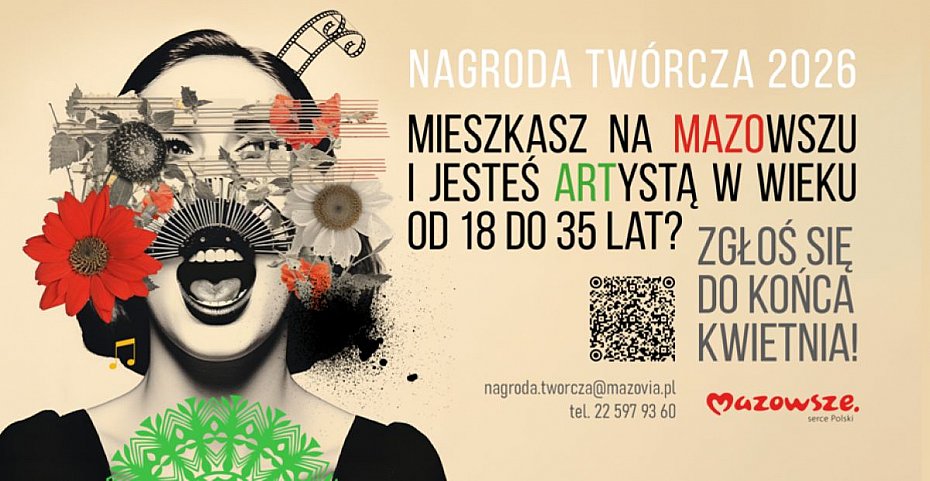 alt='Ruszy�a Nagroda Tw�rcza Mazowsza. M�odzi arty�ci mog� zdoby� ponad 12 tys. z�'