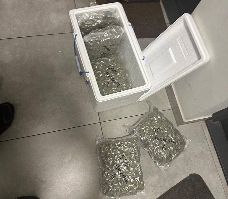 alt='Narkotyki w przesy�ce kurierskiej. Policja zatrzyma�a dwoje mieszka�c�w'