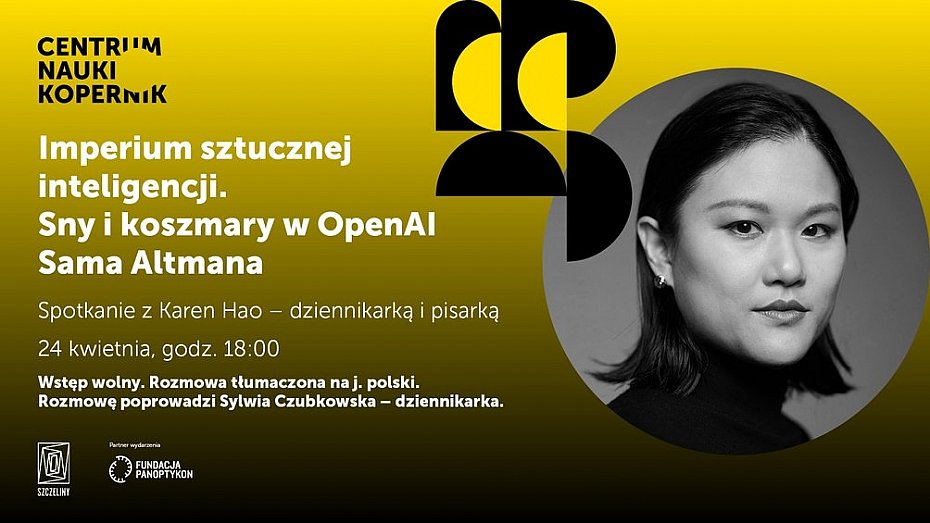 alt='Spotkanie z Karen Hao. Kulisy powstania ChatGPT i OpenAI'