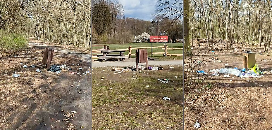 Polana na M�ocinach tonie w �mieciach. Burmistrz reaguje