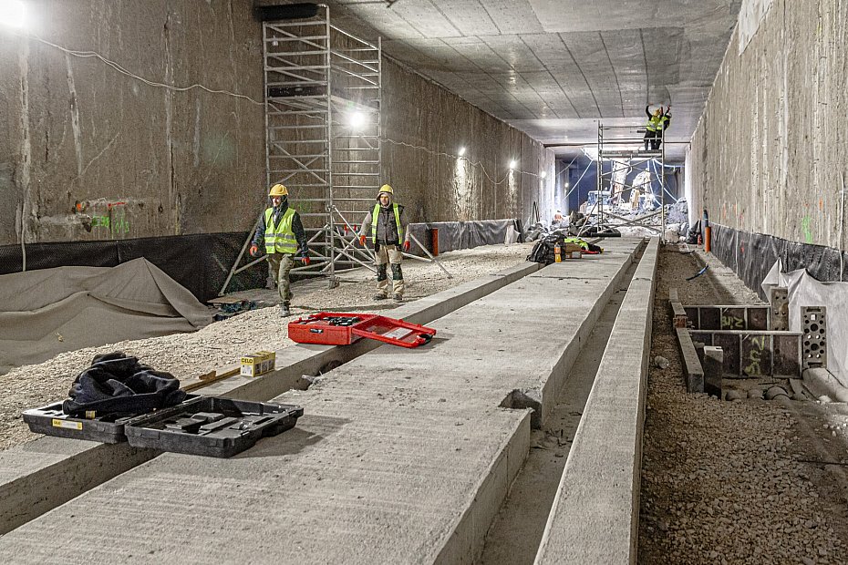 alt='Budowa tramwaju do Dworca Zachodniego przyspiesza. Nowy etap prac'