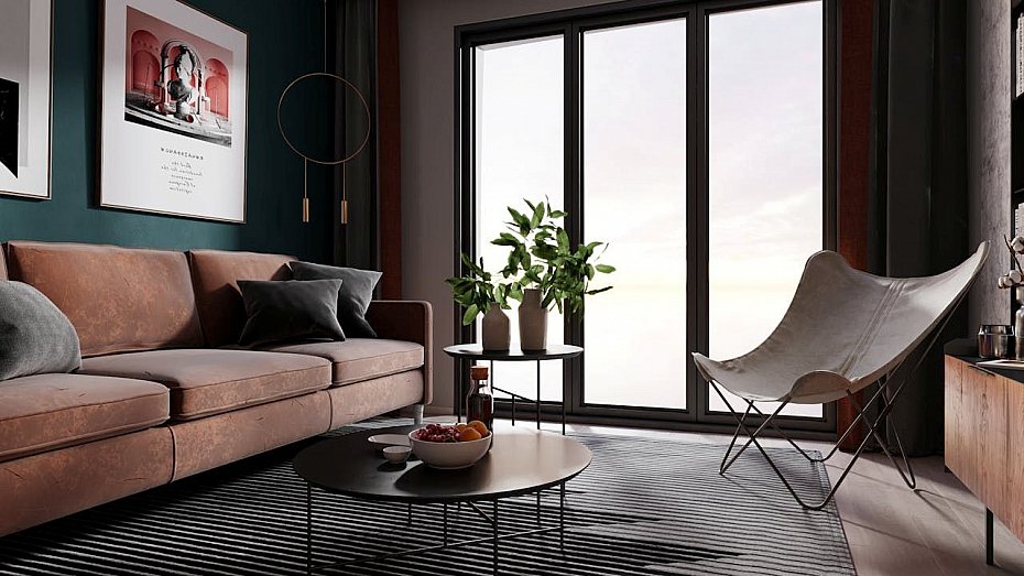 Jak urz�dzi� stylowy salon w mieszkaniu w du�ym mie�cie?