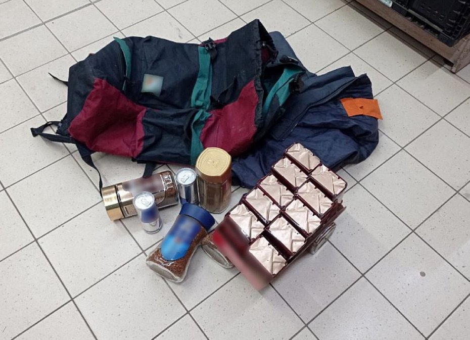 alt='Krad� kaw� z dzie�mi u boku. Interweniowali stra�nicy miejscy'