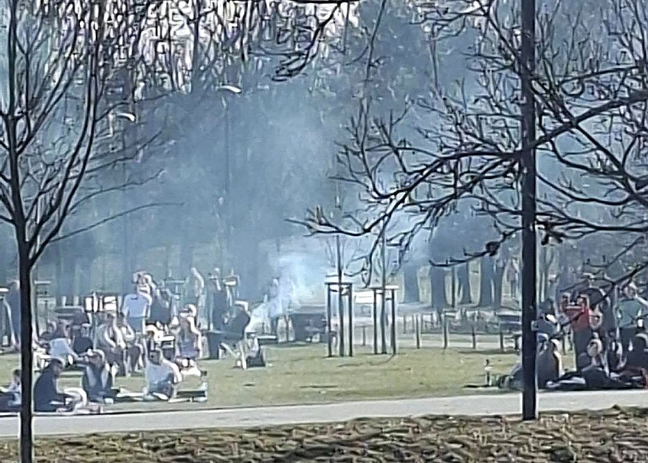 alt='Grillowanie w parku Br�dnowskim pod lup�. Mieszka�cy skar�� si� na ha�as i dym'