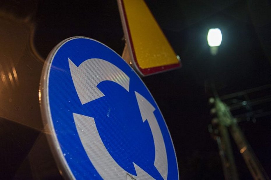 alt='Rondo na skrzy�owaniu. Ruszaj� utrudnienia'