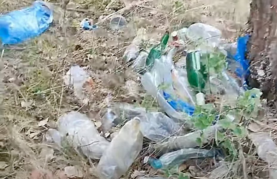 alt='Nad Narwi� zalegaj� �mieci. Le�nicy apeluj� o pomoc'