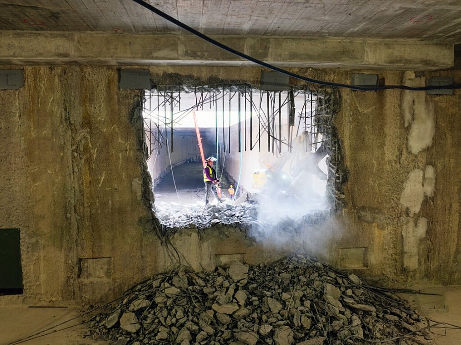 alt='Tunel tramwajowy po��czony z Dworcem Zachodnim. Kluczowy etap inwestycji'