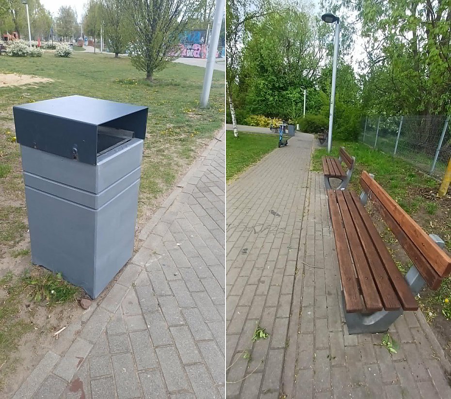 Park Magiczna zn�w zniszczony. Wandale wracaj� mimo remontu