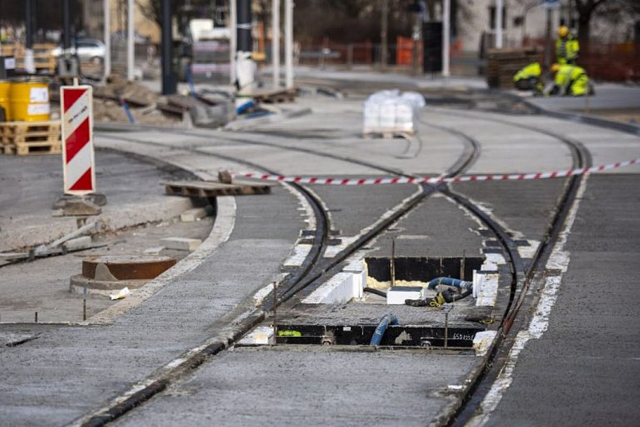 alt='Remont tor�w. Tramwaje nie dojad� na Goc�awek'