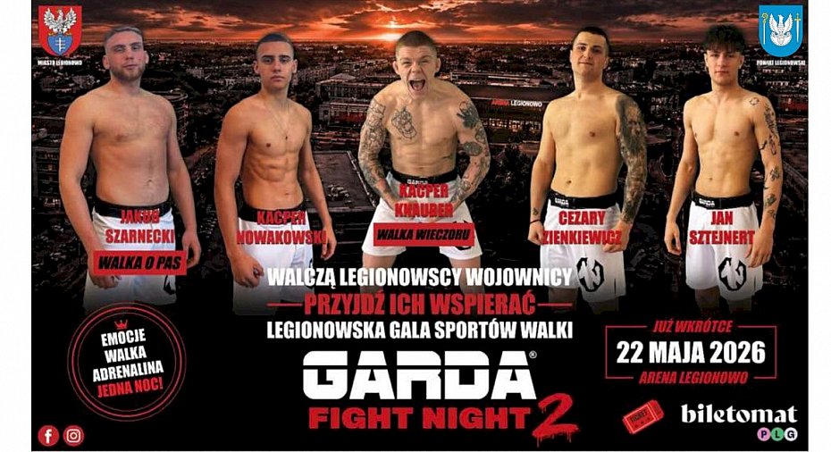 Garda Fight Night 2. M�odzi zawodnicy zawalcz� o pas