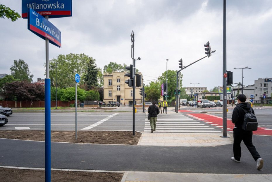 alt='Mieszka�cy zyskali nowe przej�cie przez al. Wilanowsk�'