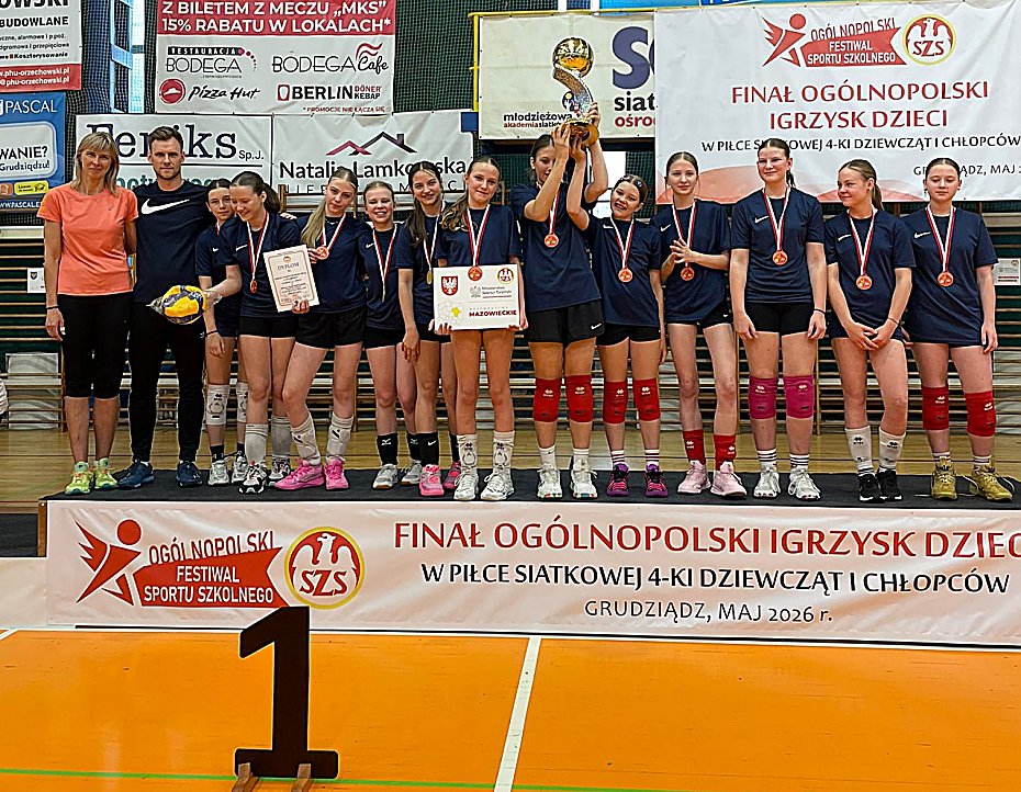 alt='Siatkarki z �oliborza mistrzyniami Polski. Historyczny sukces SP 65'