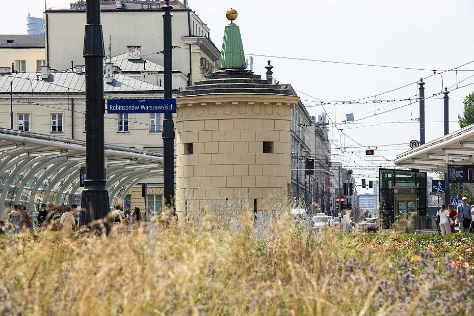 Gruba Ka�ka po renowacji. Zabytkowa studnia zn�w zdobi Plac Bankowy