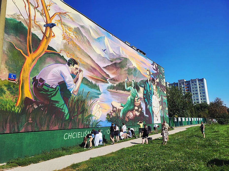 Chc� mie� drugi mural na Bemowie, urz�dnicy m�wi� nie