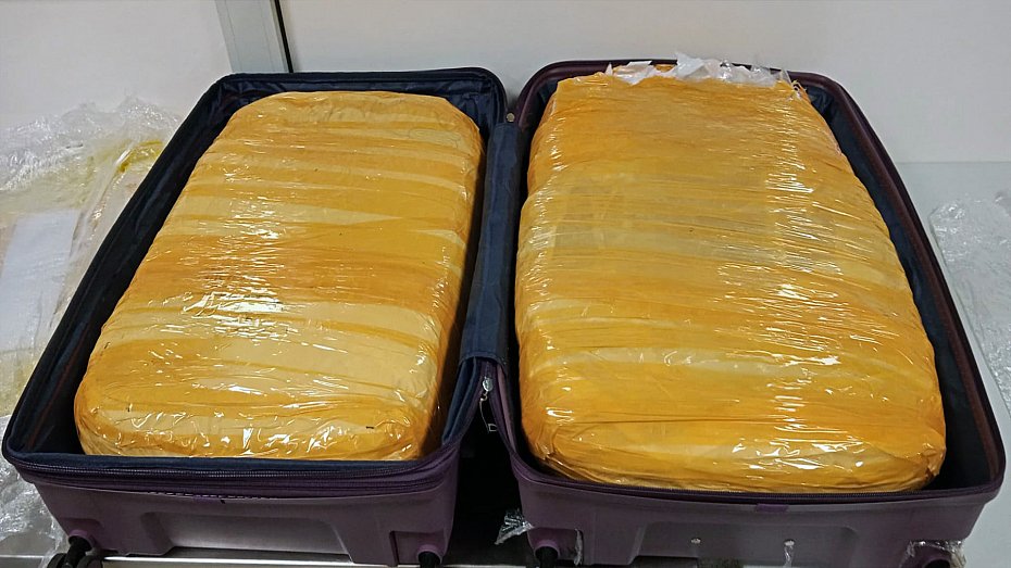 44,9 kg marihuany w walizkach. Grek tymczasowo aresztowany