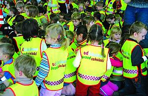 Odblaskowy przedszkolak