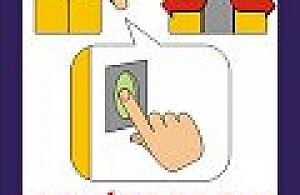 Otwórz drzwi przyciskiem