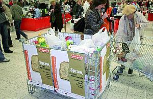 Zbiórka żywności na święta