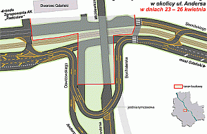 Rozbiórka wiaduktu nad ul. Słomińskiego