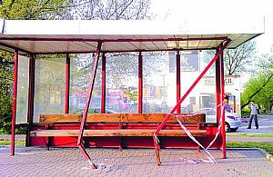 Przystanek czasowo zdruzgotany