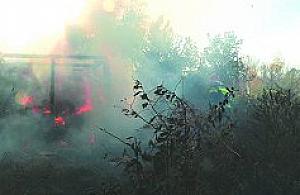 Spłonęła altana bezdomnych