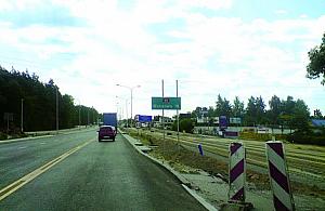 Modlińska szersza w sierpniu