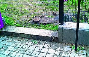 Park nowy, wykończenie po staremu