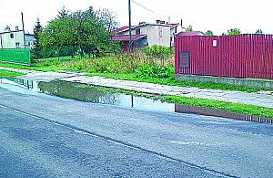 Nowy asfalt, a woda po staremu