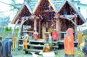 Żywa szopka na Bielanach