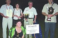 Kajak i trzy puchary