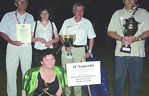 Kajak i trzy puchary