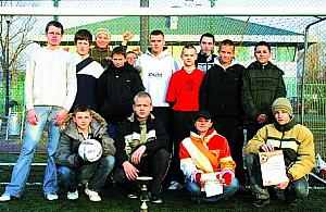 Gimnazjaliści i piłka kopana